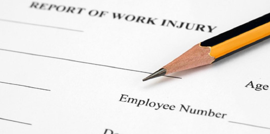 Report of work injury form