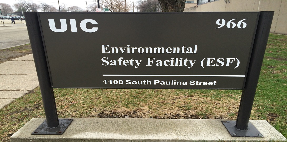 enrionmental safety facility building sign